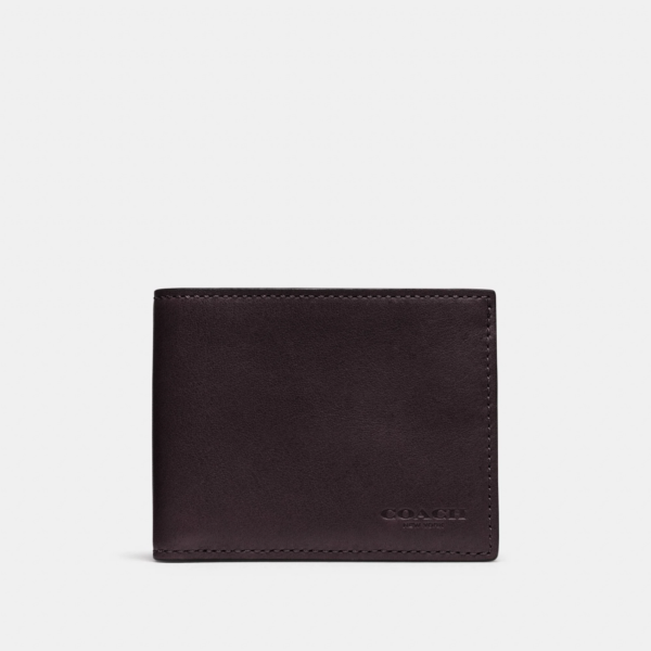 VÍ Coach Slim Biilfold ID Wallet 'Chestnut' - Ảnh 2