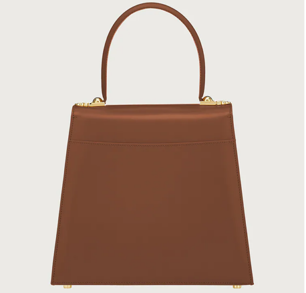 Tui Salvatore Ferragamo Iconic Top Handle 'Brown' 212268-749182