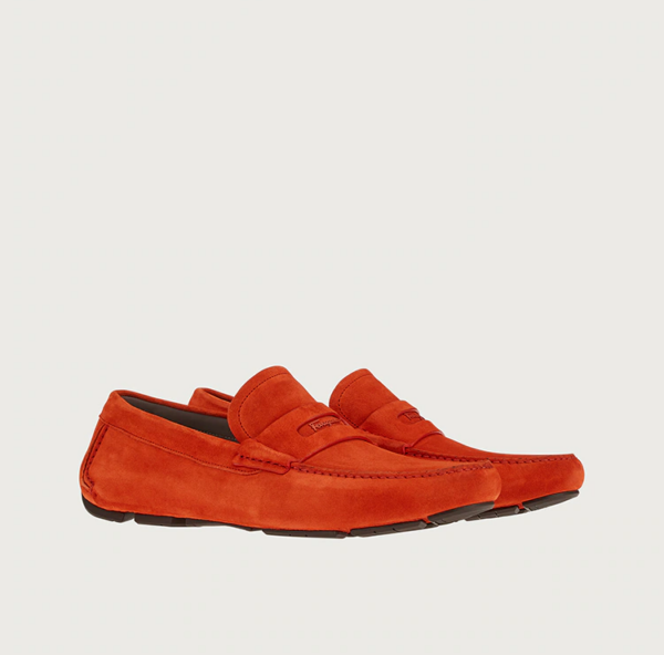 Giày Salvatore Ferragamo Driver Signature 'Apple Red' 020356-749473 - Ảnh 2