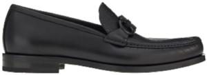 Giày Salvatore Ferragamo Moccasin Gancini 'Black' 02C160-749603