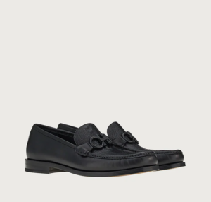 Alternative view of Giày Salvatore Ferragamo Moccasin Gancini 'Black' 02C160-749603