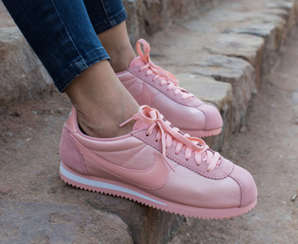 Giày Nike Wmns Classic Cortez Nylon 'Coral Stardust' 749864-606 - Ảnh 4