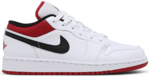 Giày Nike Air Jordan 1 Low GS 'White Gym Red' 553560-118