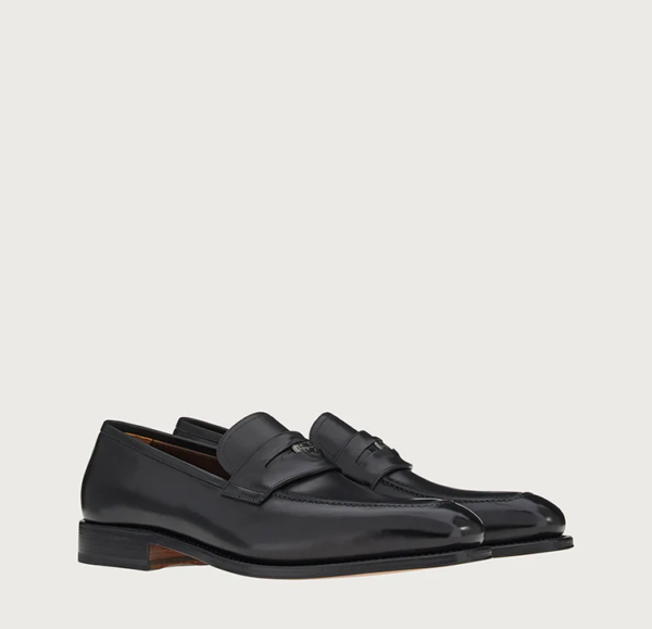 Giày Salvatore Ferragamo Penny Loafer 'Black' 020596-750469 - Ảnh 2
