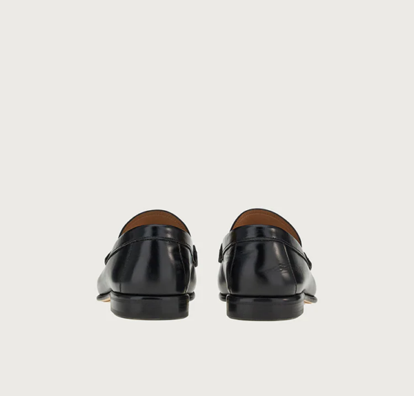Giày Salvatore Ferragamo Moccasin Gancini 'Black' 020667-750514 - Ảnh 3