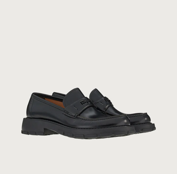 Giày Salvatore Ferragamo Moccasin Signature 'Black' 020620-750527 - Ảnh 2