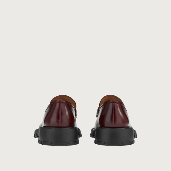 Giày Salvatore Ferragamo Moccasin Signature 'Nebbiolo' 020620-750528 - Ảnh 3