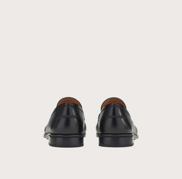 Giày Salvatore Ferragamo Moccasin Gancini 'Black' 020619-750529 - Ảnh 3
