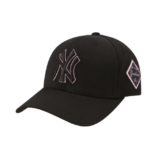 Mũ MLB Diamond Curve NY Yankees Pink 32CP85931-50L