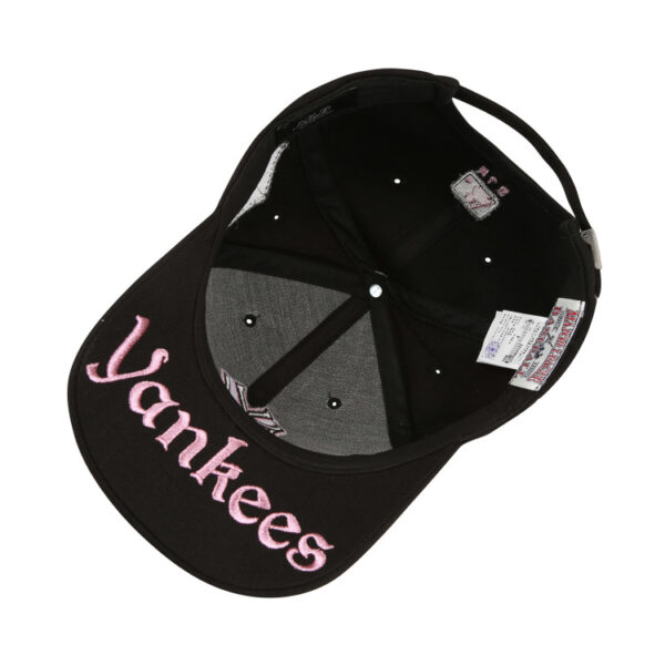 Mũ MLB Diamond Curve NY Yankees Pink 32CP85931-50L - Ảnh 2