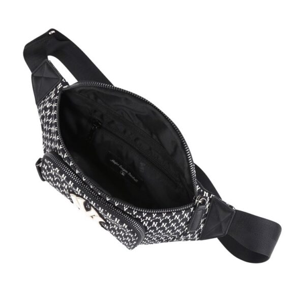 Túi MLB Waist Bag Monogram Black 32BGC9911-50L - Ảnh 4