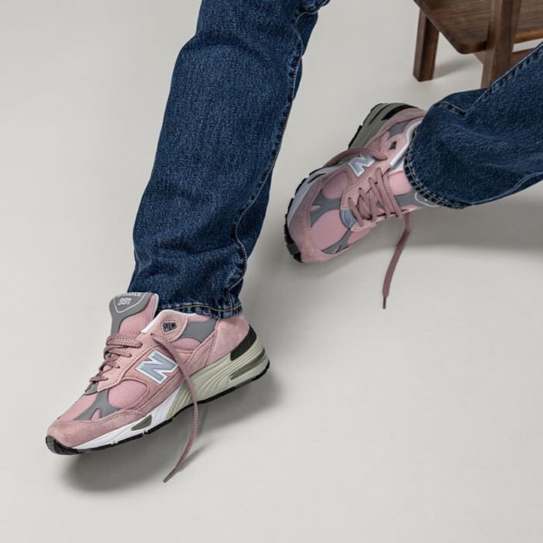 Giày New Balance 991 Made In England 'Pink' M991PNK - Ảnh 4