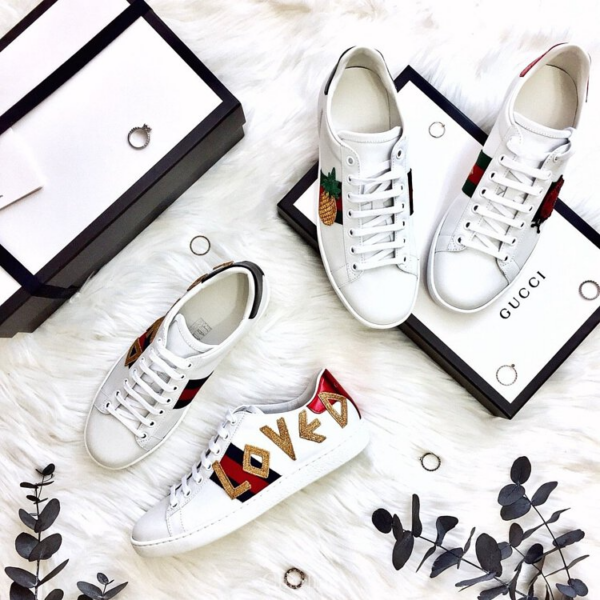 Giày Gucci Wmns Ace 'Loved' 505328-DOPE0-9095 - Ảnh 3