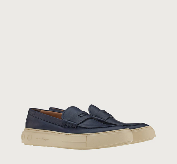 Giày Salvatore Ferragamo Sporty Loafer 'Blue Marine' 020557-751162 - Ảnh 2