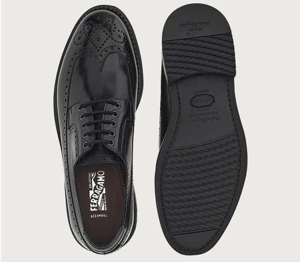 Giày Salvatore Ferragamo Derby 'Black' 020677-751291 - Ảnh 4