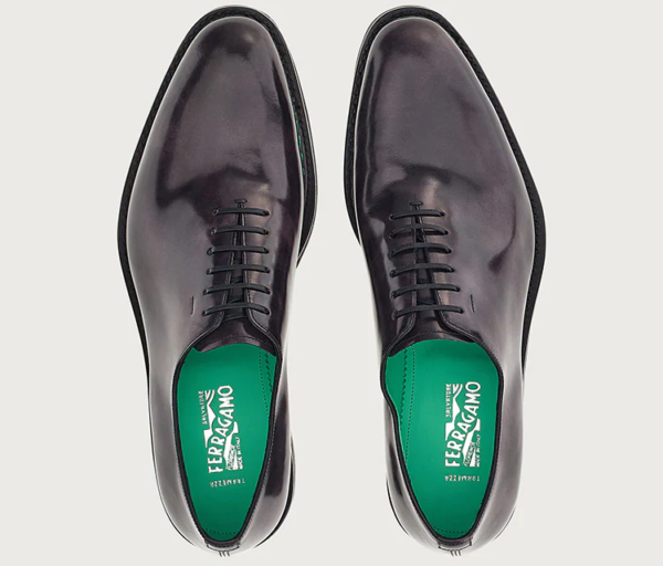 Giày Salvatore Ferragamo Oxford 'Steel' 020688-751453 - Ảnh 5
