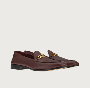 Alternative view of Giày Salvatore Ferragamo Moccasin Gancini 'Nebbiolo' 020586-751490