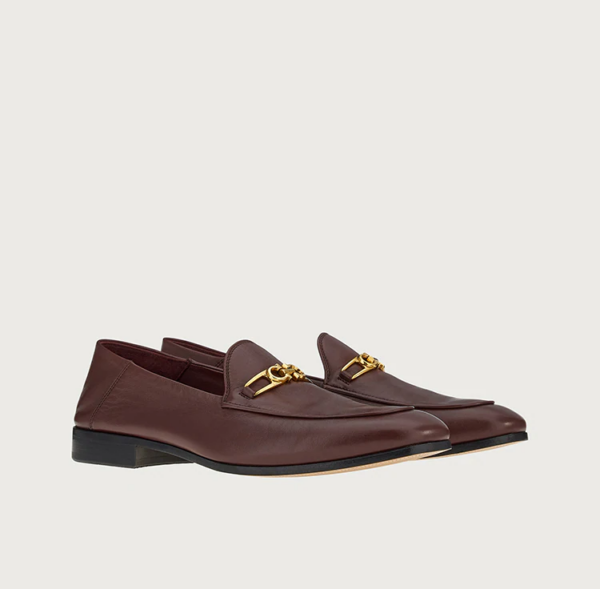 Giày Salvatore Ferragamo Moccasin Gancini 'Nebbiolo' 020586-751490 - Ảnh 2