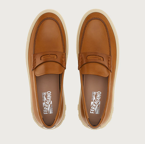 Giày Salvatore Ferragamo Sporty Loafer 'Vicuna' 020557-751761 - Ảnh 4