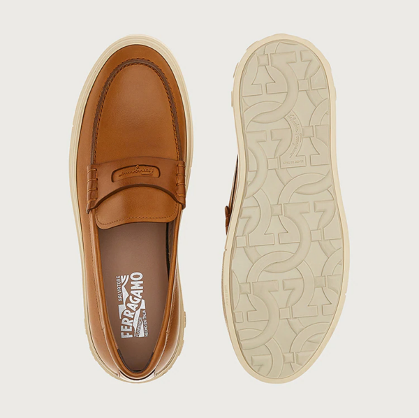 Giày Salvatore Ferragamo Sporty Loafer 'Vicuna' 020557-751761 - Ảnh 5