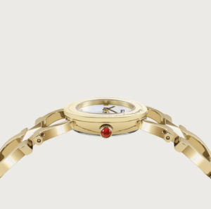 Dong Ho Salvatore Ferragamo Gancini Stud 'Glod' 611231-751933