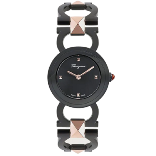 Dong Ho Salvatore Ferragamo Gancini Stud 'Black' 611231-751935