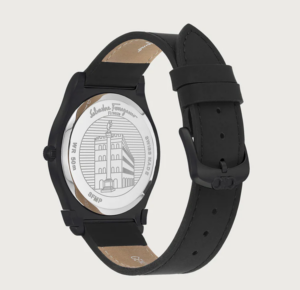 Dong Ho Salvatore Ferragamo Gancini Gent 'Black' 611238-751960