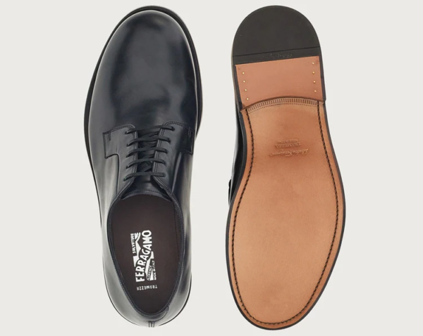 Giày Salvatore Ferragamo Derby 'Black' 020724-752324 - Ảnh 4