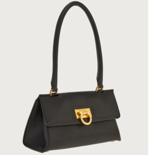 Tui Salvatore Ferragamo Trifolio Swing Bag 'Black' 211495-752656