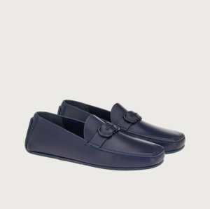 Alternative view of Giày Salvatore Ferragamo Driver Gancini 'Blue Marine' 020323-752691