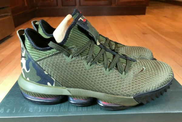 Giày Nike LeBron 16 Low 'Camo' CI2668-300 - Ảnh 8