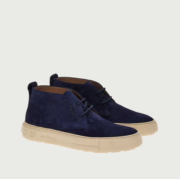 Giày Salvatore Ferragamo Sporty Desert 'Blu Garçonne' 020607-753147 - Ảnh 2