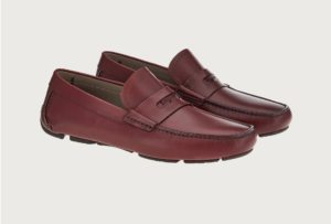 Alternative view of Giày Salvatore Ferragamo Driver 'Aubergine' 020356-753184