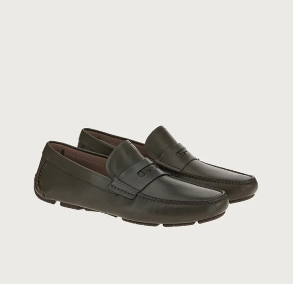Giày Salvatore Ferragamo Driver Signature 'Moss' 020356-753185 - Ảnh 2