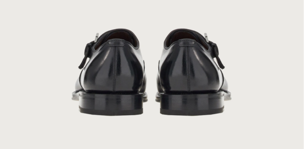 Giày Salvatore Ferragamo Single Monkstrap 'Black' 020834-753938 - Ảnh 4