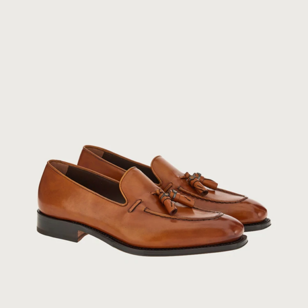 Giày Salvatore Ferragamo Moccasin Tassels 'Brown' 020780-753940 - Ảnh 2