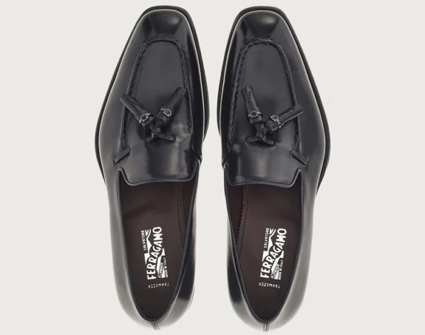 Giày Salvatore Ferragamo Moccasin 'Black' 020780-753941 - Ảnh 5