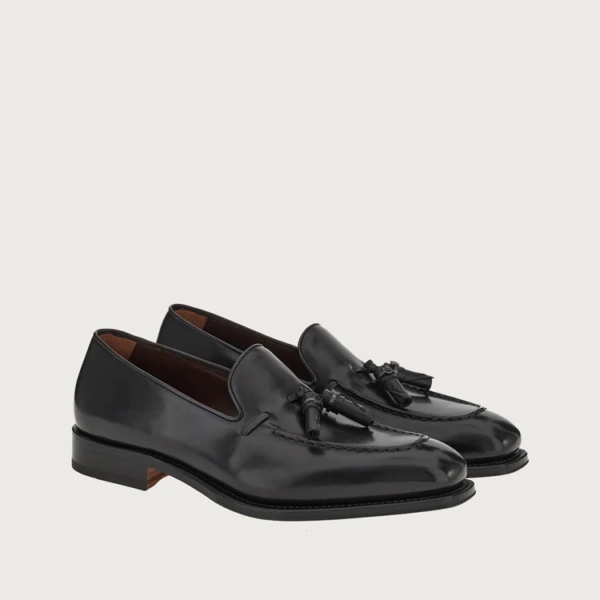 Giày Salvatore Ferragamo Moccasin Tassels 'Black' 020780-753941 - Ảnh 2