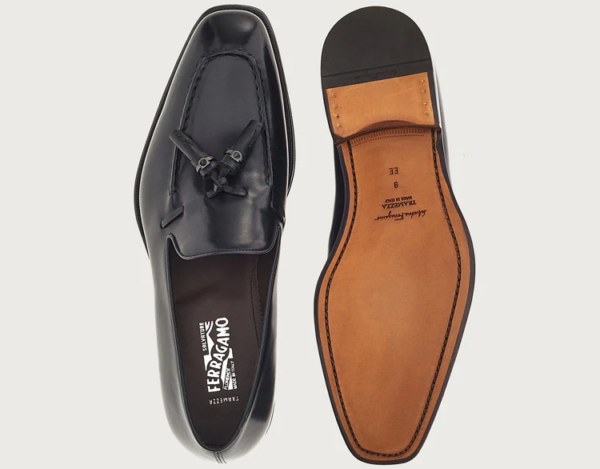 Giày Salvatore Ferragamo Moccasin 'Black' 020780-753941 - Ảnh 4