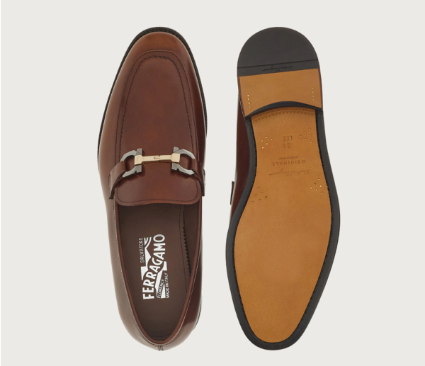 Giày Salvatore Ferragamo Moccasin 'Hickory' 020771-753946 - Ảnh 5