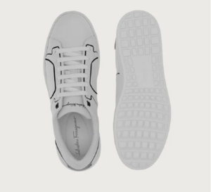 Giay Ferragamo Gancini 'White Black' 020832-754101