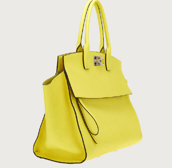 Tui Salvatore Ferragamo Ferragamo Studio Soft Bag 'Cedrata' 211615-754140