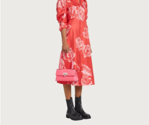 Tui Salvatore Ferragamo Trifolio Swing Bag 'Pink' 211495-754361