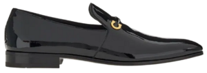 Giày Salvatore Ferragamo Moccasin Gancini 'Black' 020753-754369