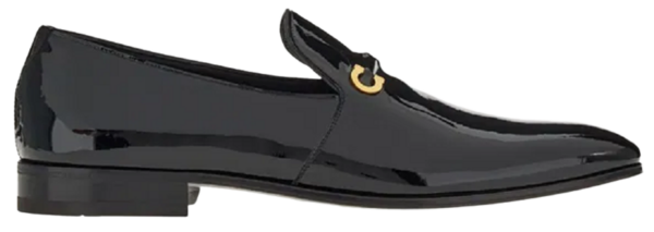 Giày Salvatore Ferragamo Moccasin Gancini 'Black' 020753-754369