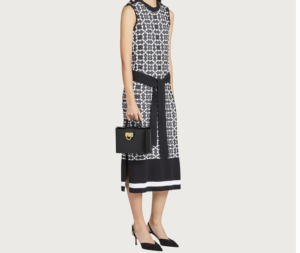 Tui Salvatore Ferragamo Trifolio Box Bag 'Black' 211981-754427