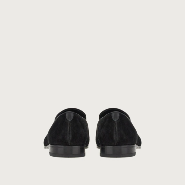 Giày Salvatore Ferragamo Moccasin Gancini 'Black' 020853-754845 - Ảnh 3