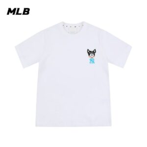 Áo MLB Bark Time Short Sleeve White 31TSC1031-50W