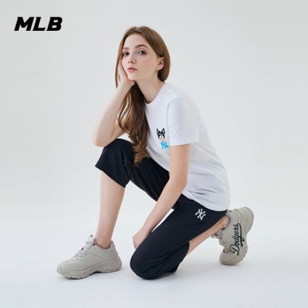 Áo MLB Bark Time Short Sleeve White 31TSC1031-50W - Ảnh 4