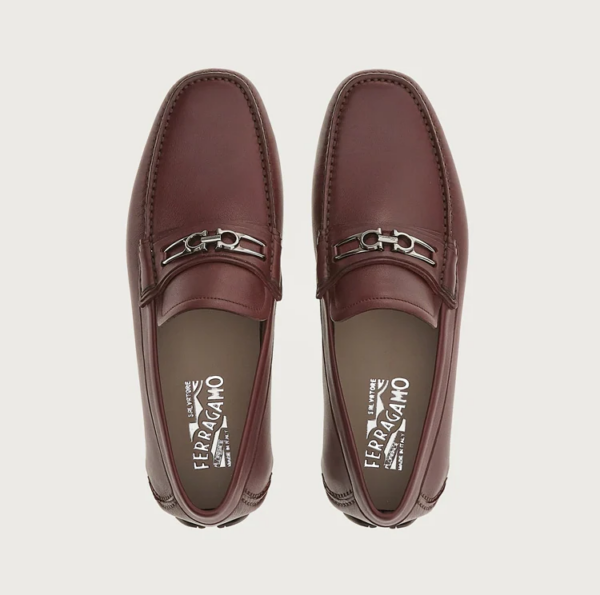 Giày Salvatore Ferragamo Driver Gancini 'Nebbiolo' 020803-754916 - Ảnh 5